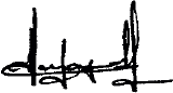 Company Secretary signature